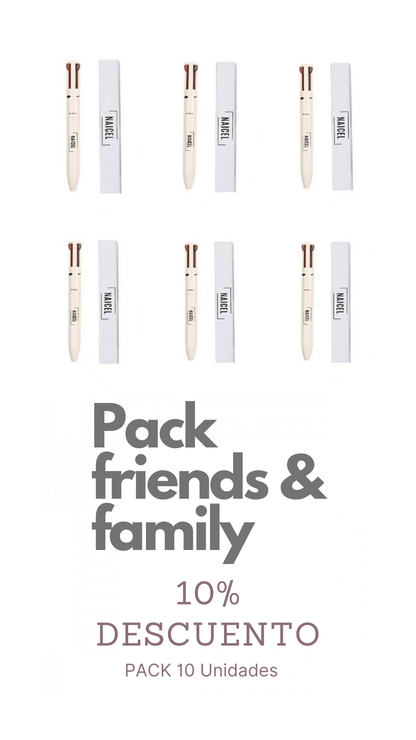 PACK 10 unidades FRINDS & FAMILY MULTIFUNCIÓN NAICEL 4 EN 1 WHITE CREAM